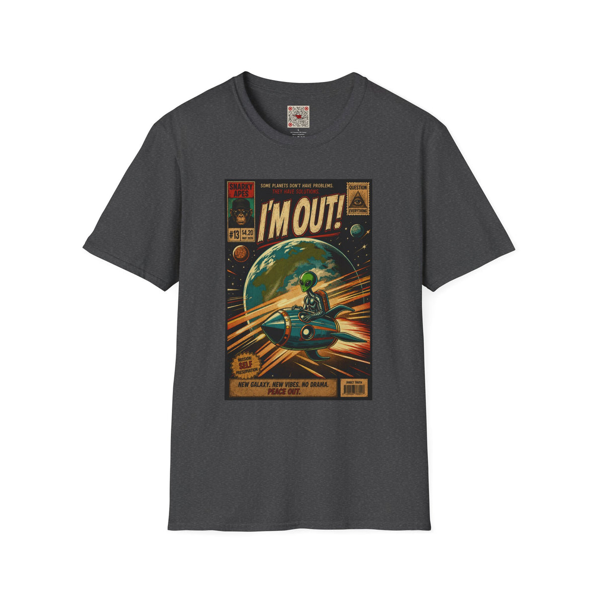 I'm Out! Retro Space Escape T-Shirt