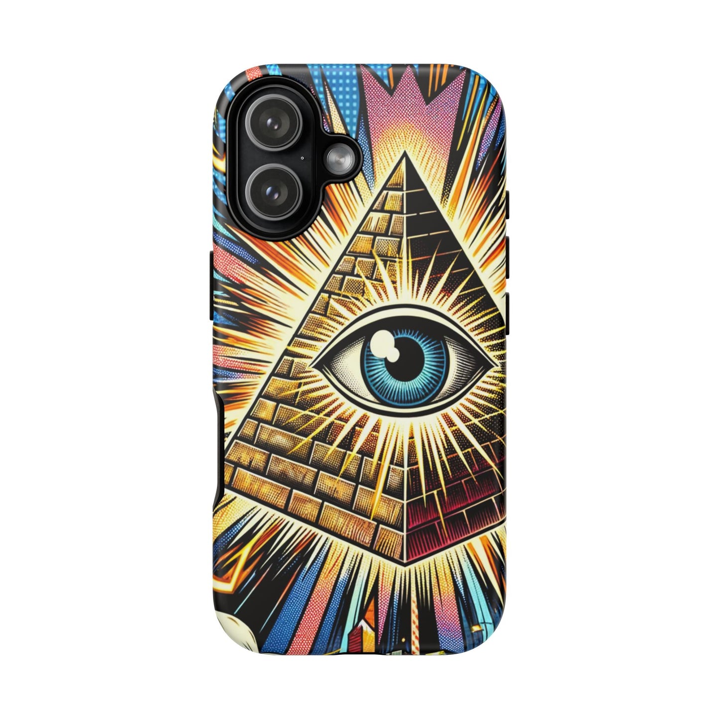 All-Seeing Pyramid Phone Case — Eye of Providence iPhone Case, Mystical Esoteric Protective Cover