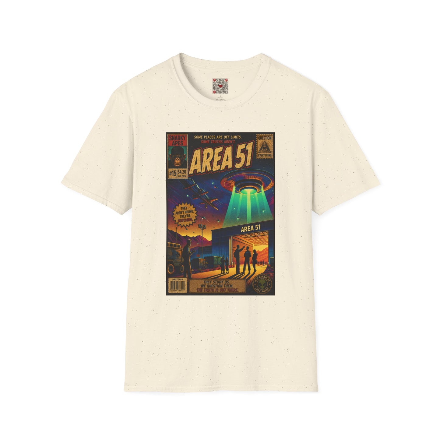 Area 51 UFO T-Shirt — Retro Alien Abduction Graphic Tee