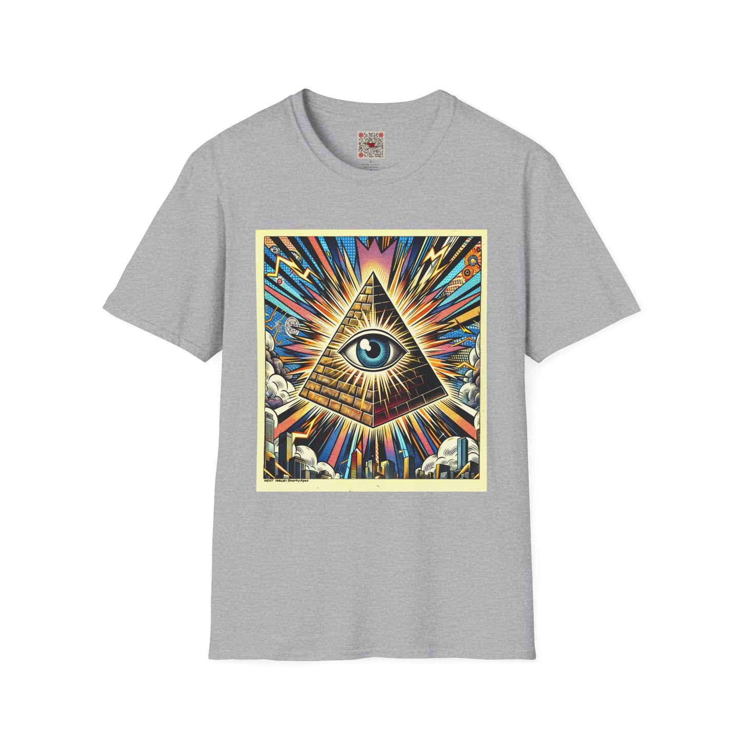 Mystic Eye Pyramid T‑Shirt — All‑Seeing Eye Graphic Tee