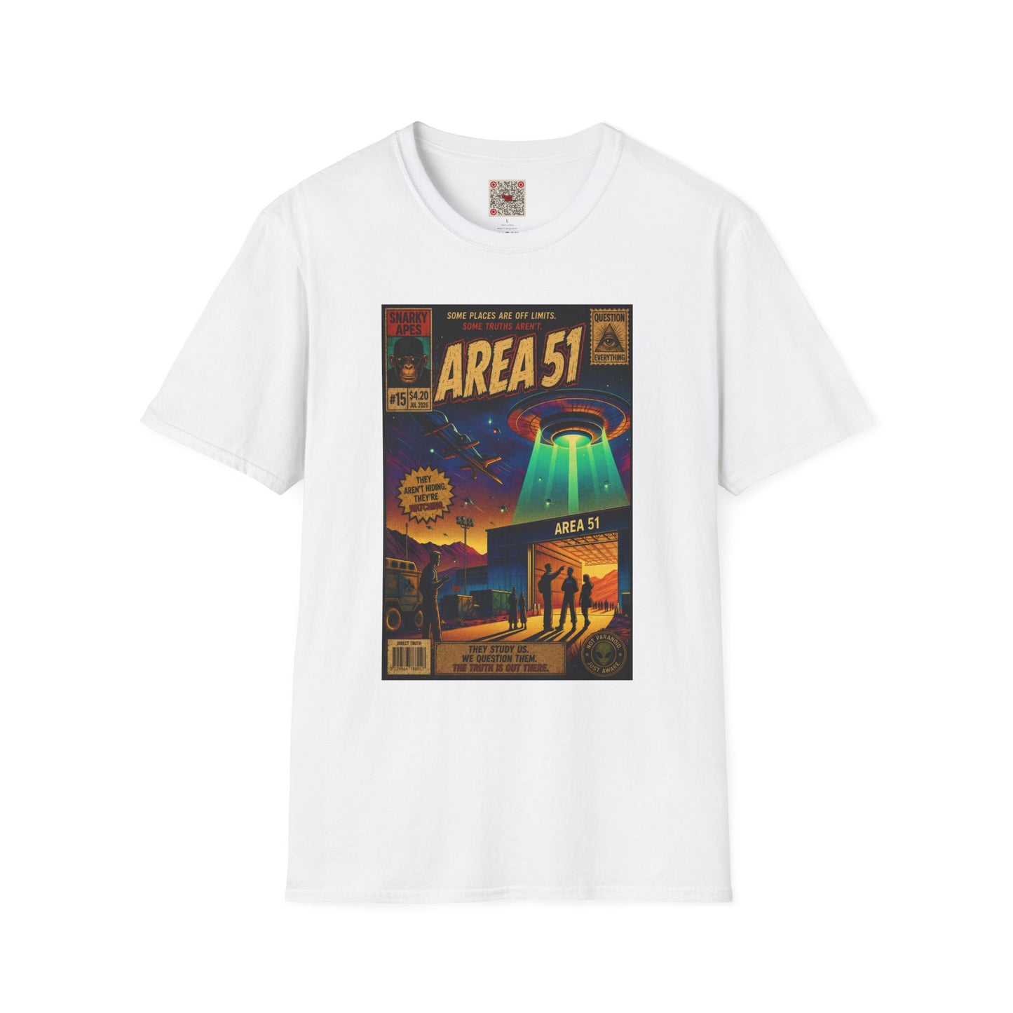 Area 51 UFO T-Shirt — Retro Alien Abduction Graphic Tee