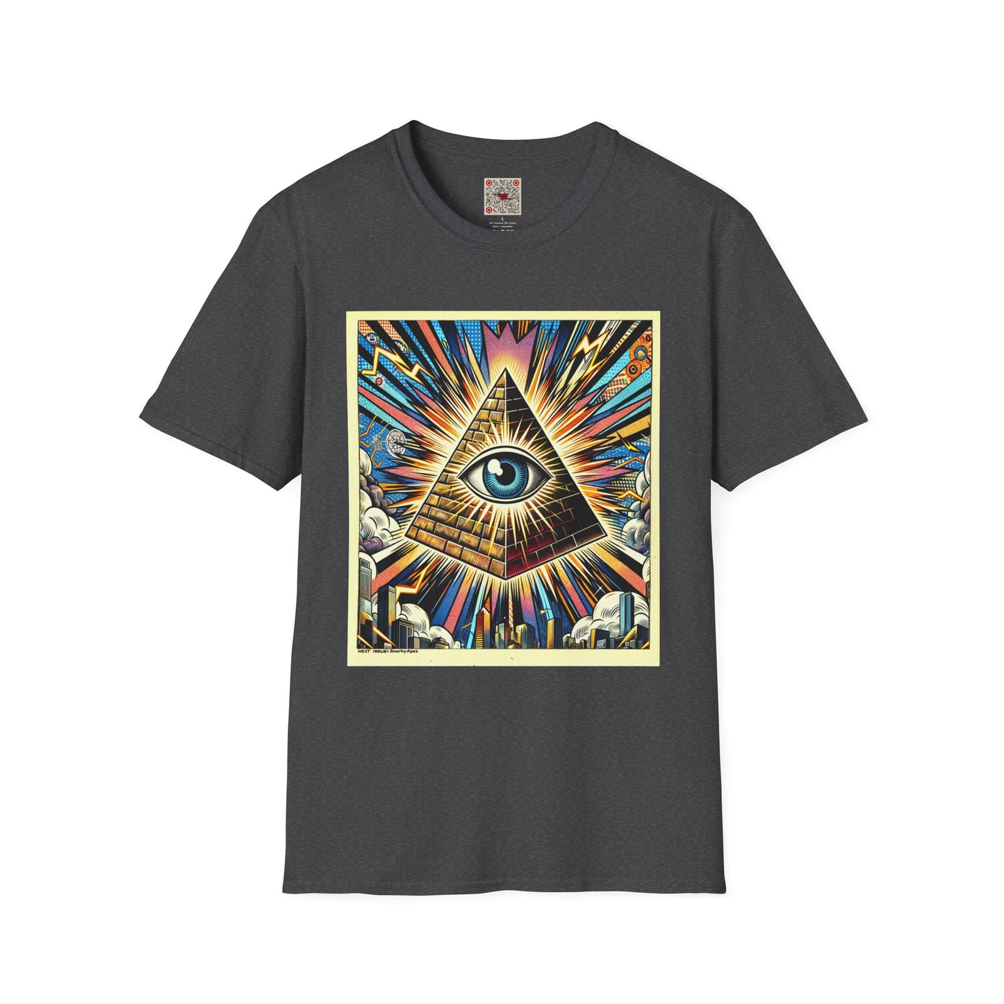 Mystic Eye Pyramid T‑Shirt — All‑Seeing Eye Graphic Tee