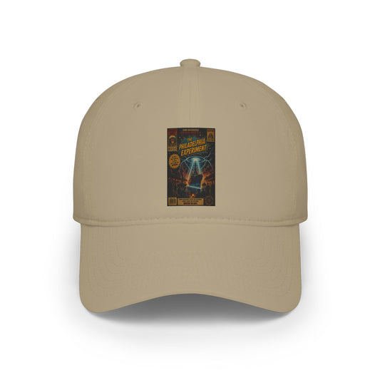 Vintage UFO Poster Baseball Cap — Retro Alien Abduction Graphic Hat