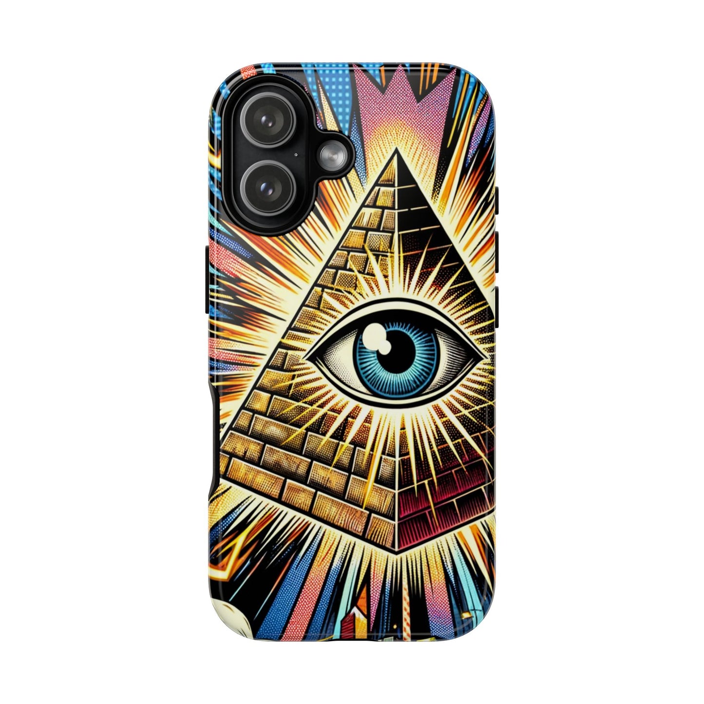 All-Seeing Pyramid Phone Case — Eye of Providence iPhone Case, Mystical Esoteric Protective Cover