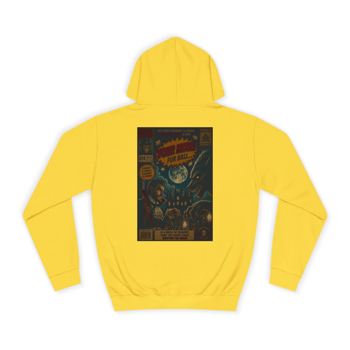 Retro Sci‑Fi Comic Hoodie — Vintage Space Adventure Graphic