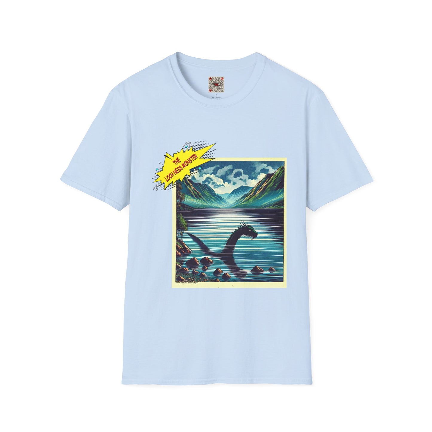 T-Shirt — "Loch Ness Monster" Vintage Scenic Tee