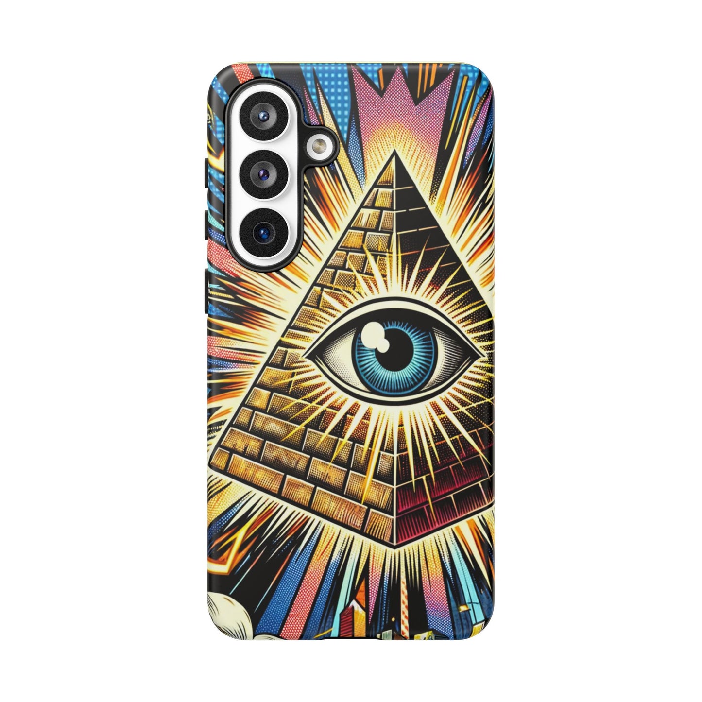 All-Seeing Pyramid Phone Case — Eye of Providence iPhone Case, Mystical Esoteric Protective Cover