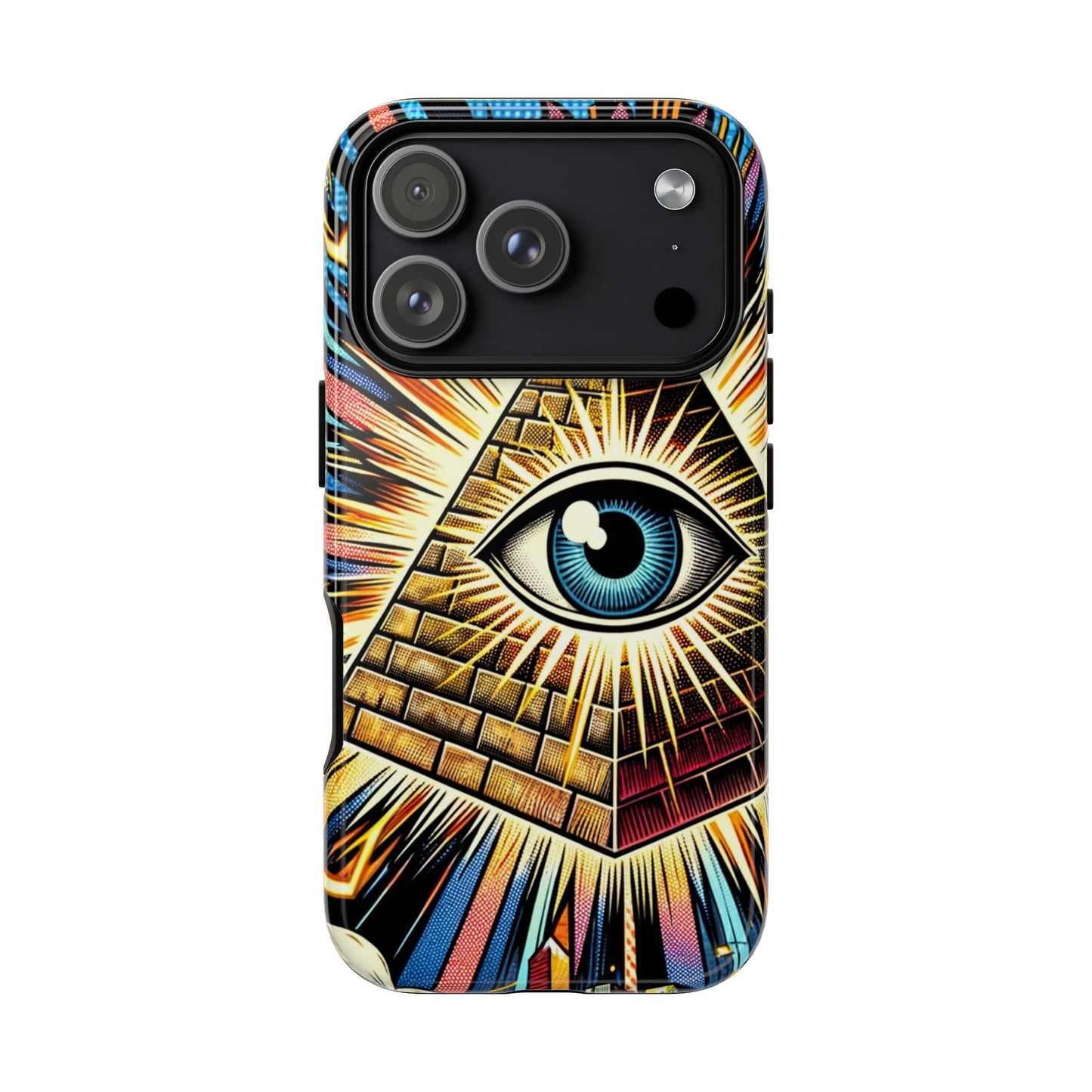 All-Seeing Pyramid Phone Case — Eye of Providence iPhone Case, Mystical Esoteric Protective Cover