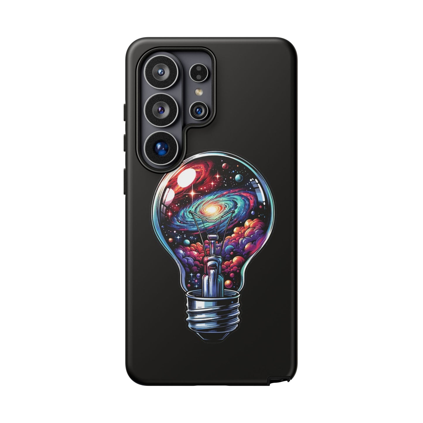 Galaxy Lightbulb Phone Case — Artistic Space iPhone Cover