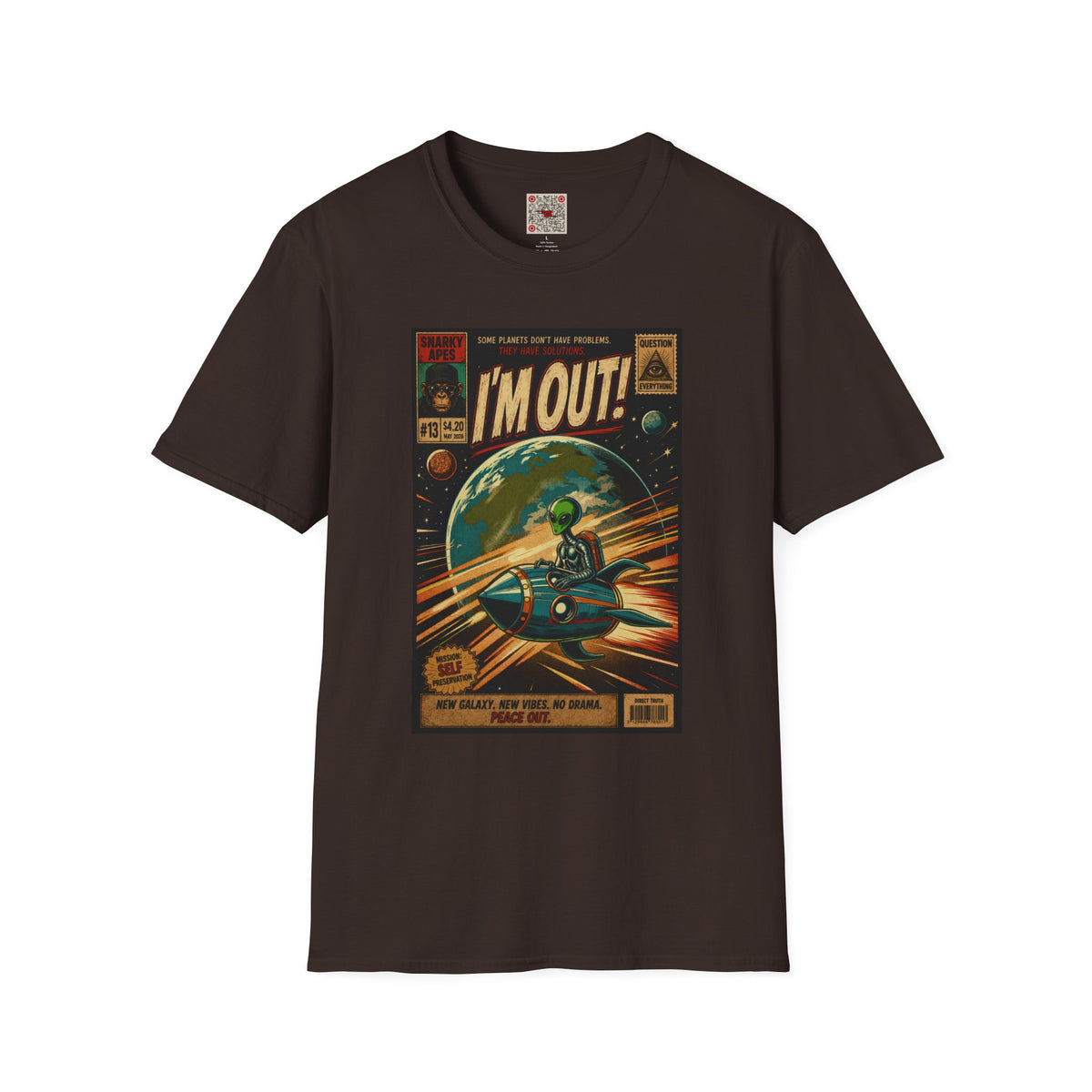 I'm Out! Retro Space Escape T-Shirt