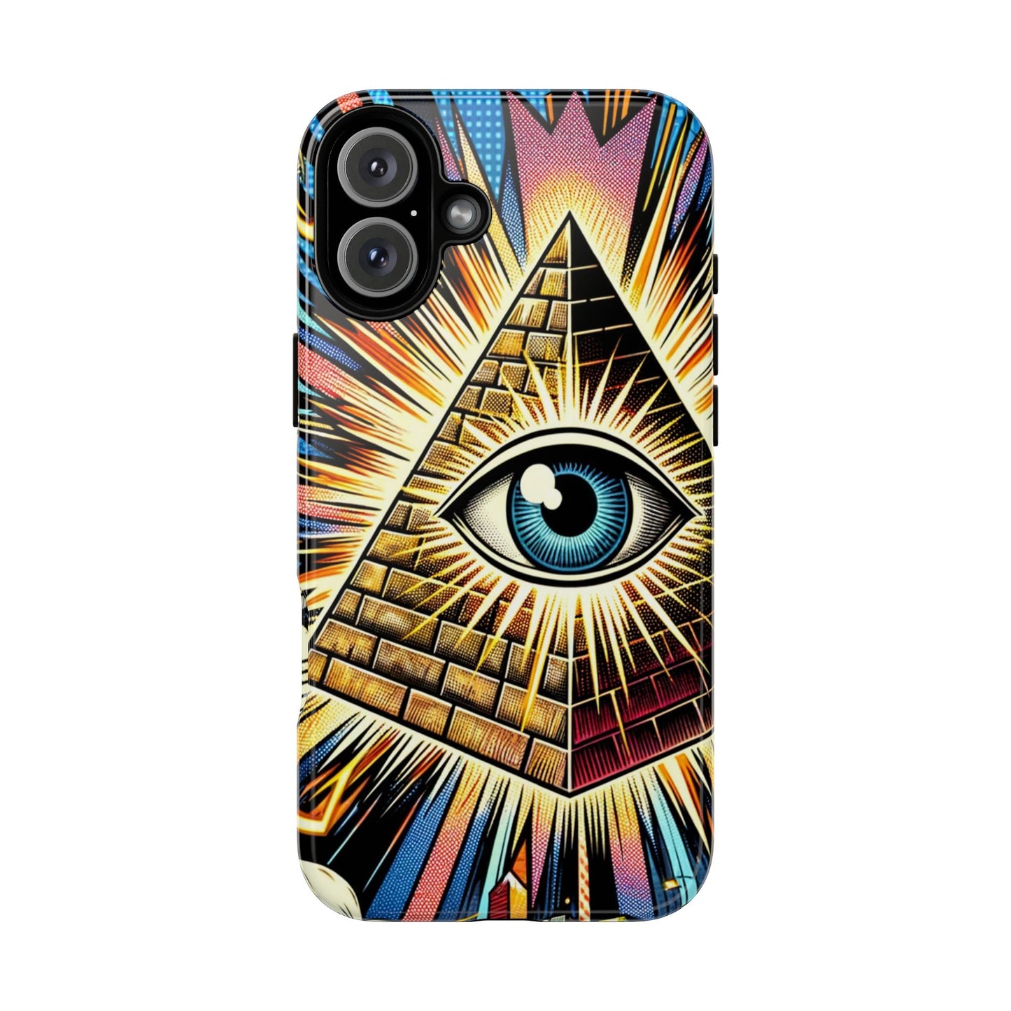 All-Seeing Pyramid Phone Case — Eye of Providence iPhone Case, Mystical Esoteric Protective Cover