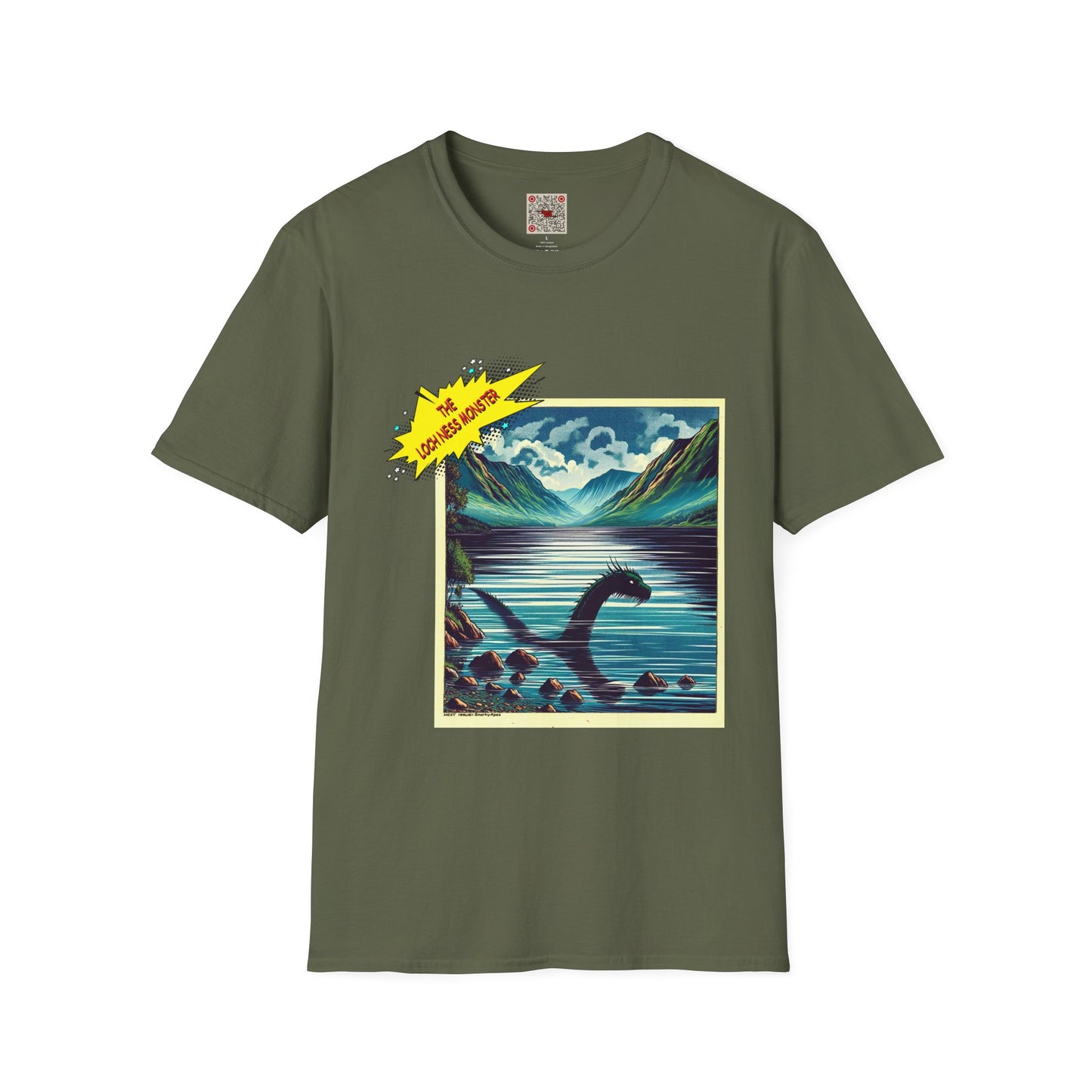 T-Shirt — "Loch Ness Monster" Vintage Scenic Tee