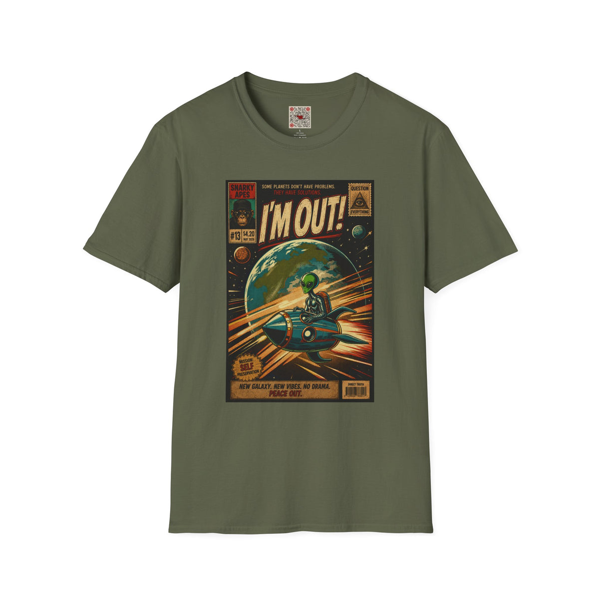 I'm Out! Retro Space Escape T-Shirt