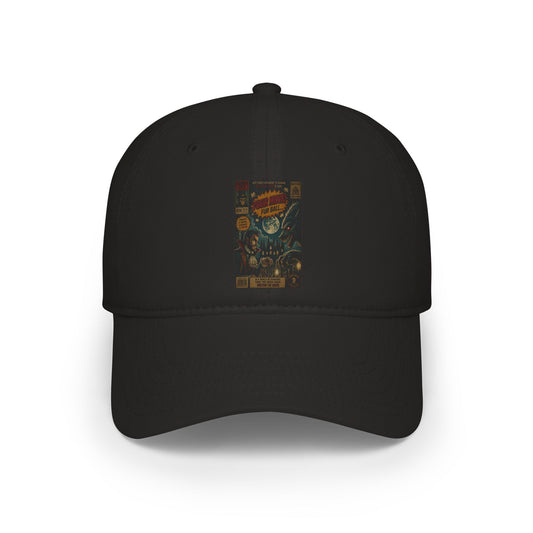 Vintage Space Poster Baseball Cap - Retro Astronaut Graphic Hat