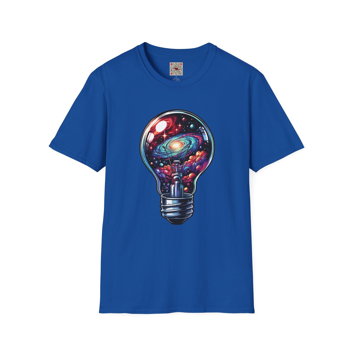 Galaxy Lightbulb T-Shirt — Cosmic Imagination Retro Space Tee