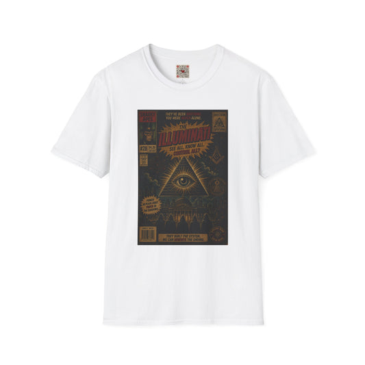 Illuminati Graphic T‑Shirt – Retro All‑Seeing Eye Design