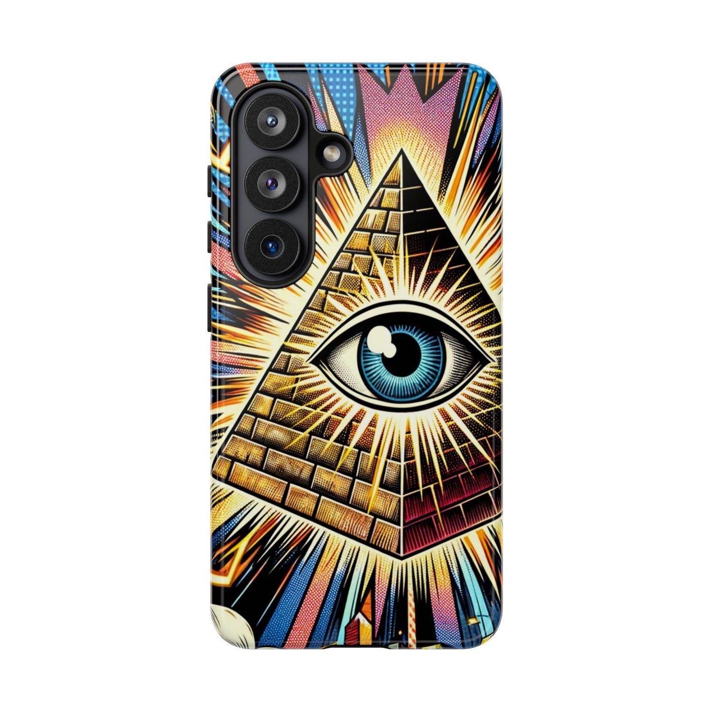 All-Seeing Pyramid Phone Case — Eye of Providence iPhone Case, Mystical Esoteric Protective Cover