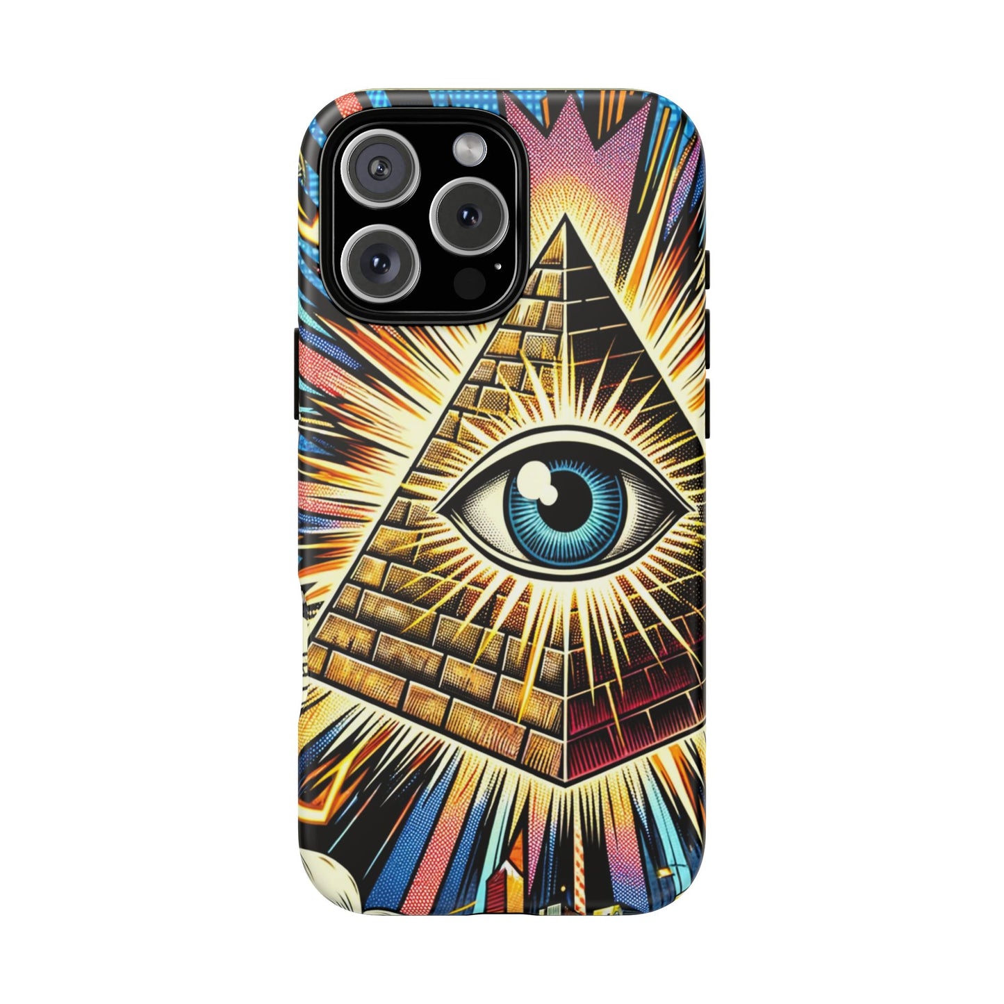 All-Seeing Pyramid Phone Case — Eye of Providence iPhone Case, Mystical Esoteric Protective Cover