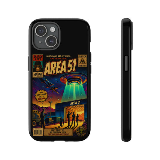 Area 51 Retro UFO Phone Case