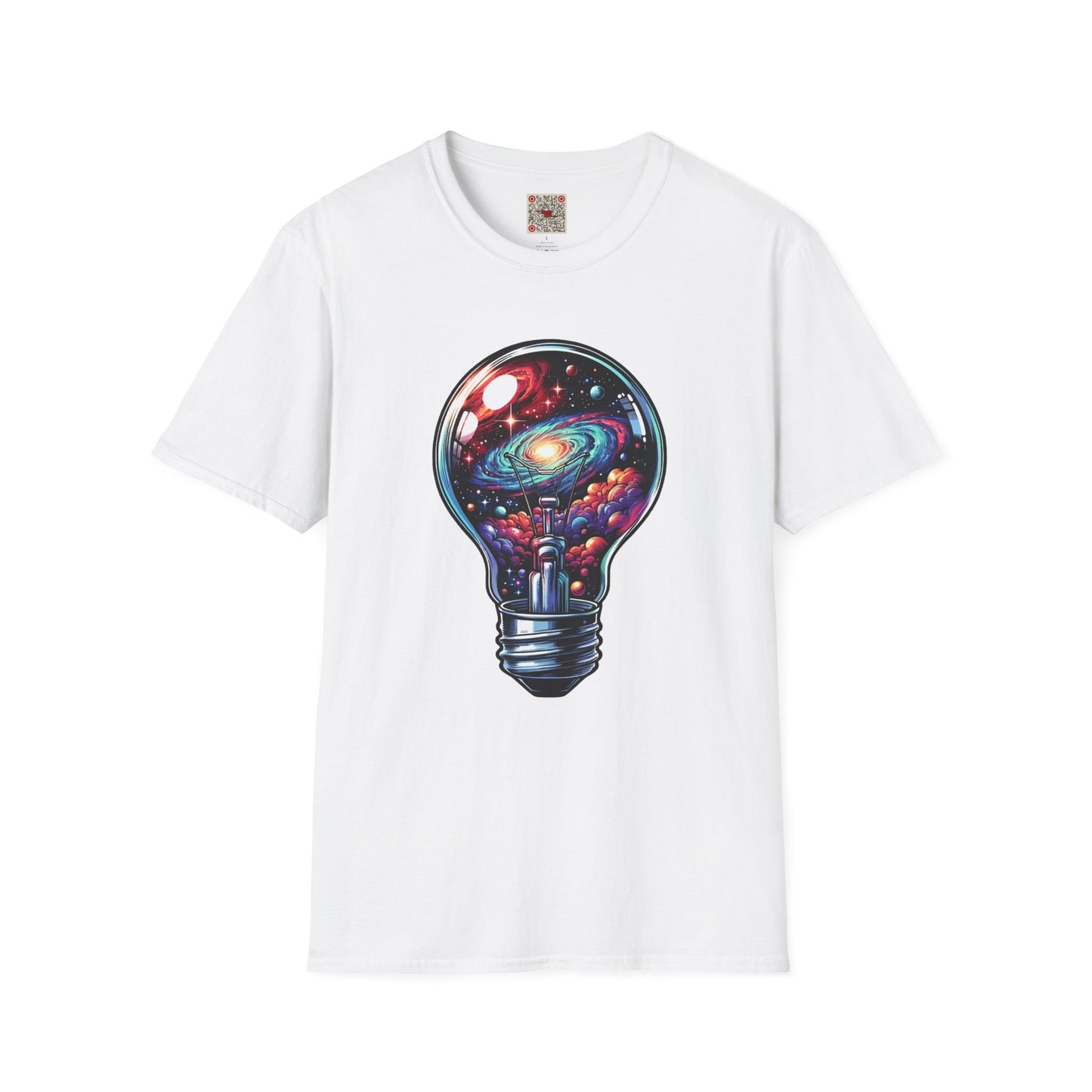 Galaxy Lightbulb T-Shirt — Cosmic Imagination Retro Space Tee