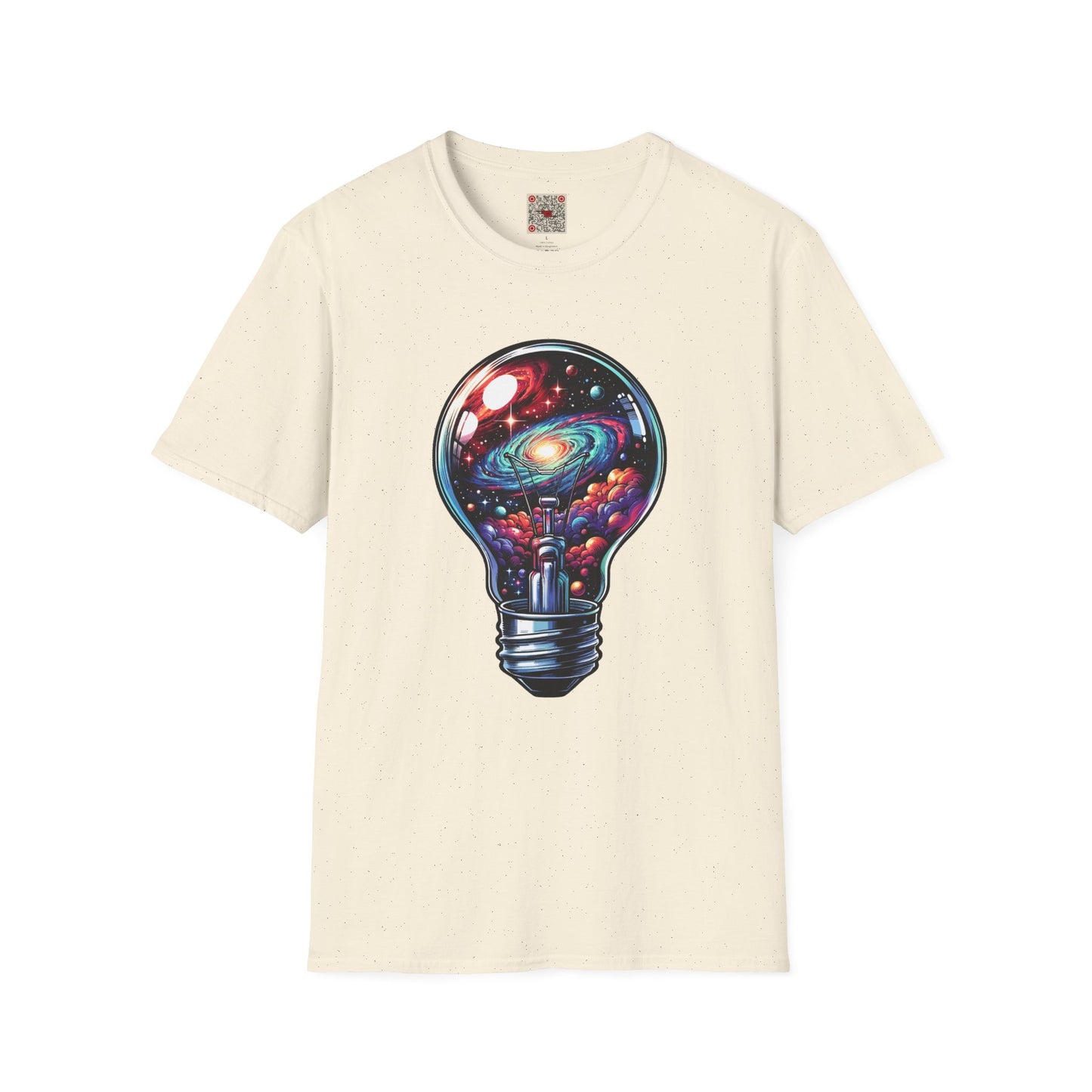 Galaxy Lightbulb T-Shirt — Cosmic Imagination Retro Space Tee