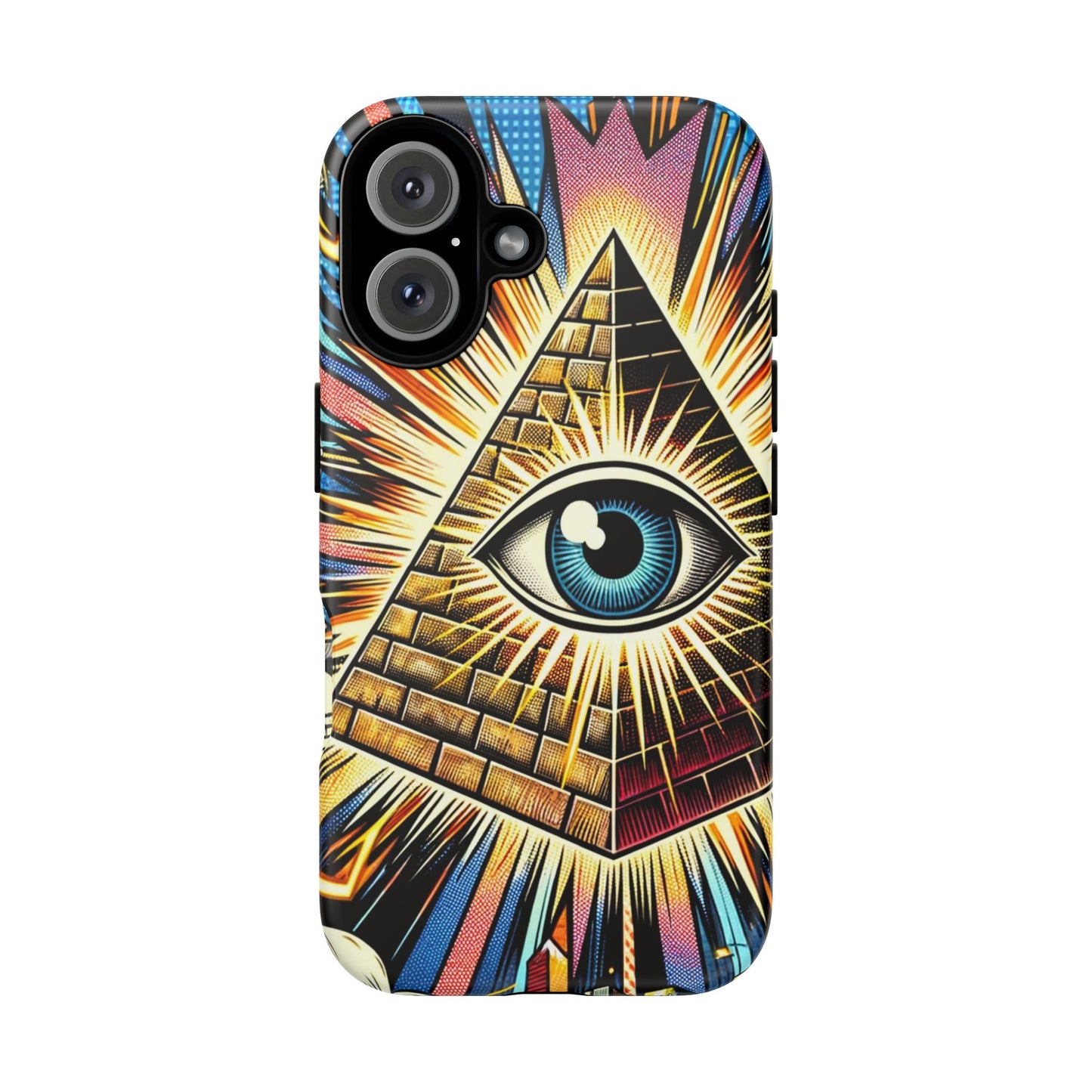 All-Seeing Pyramid Phone Case — Eye of Providence iPhone Case, Mystical Esoteric Protective Cover