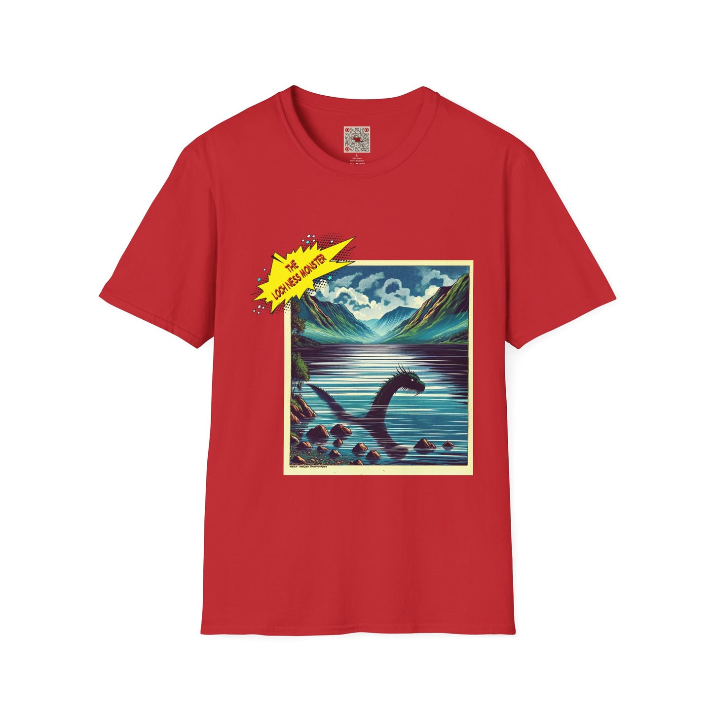 T-Shirt — "Loch Ness Monster" Vintage Scenic Tee