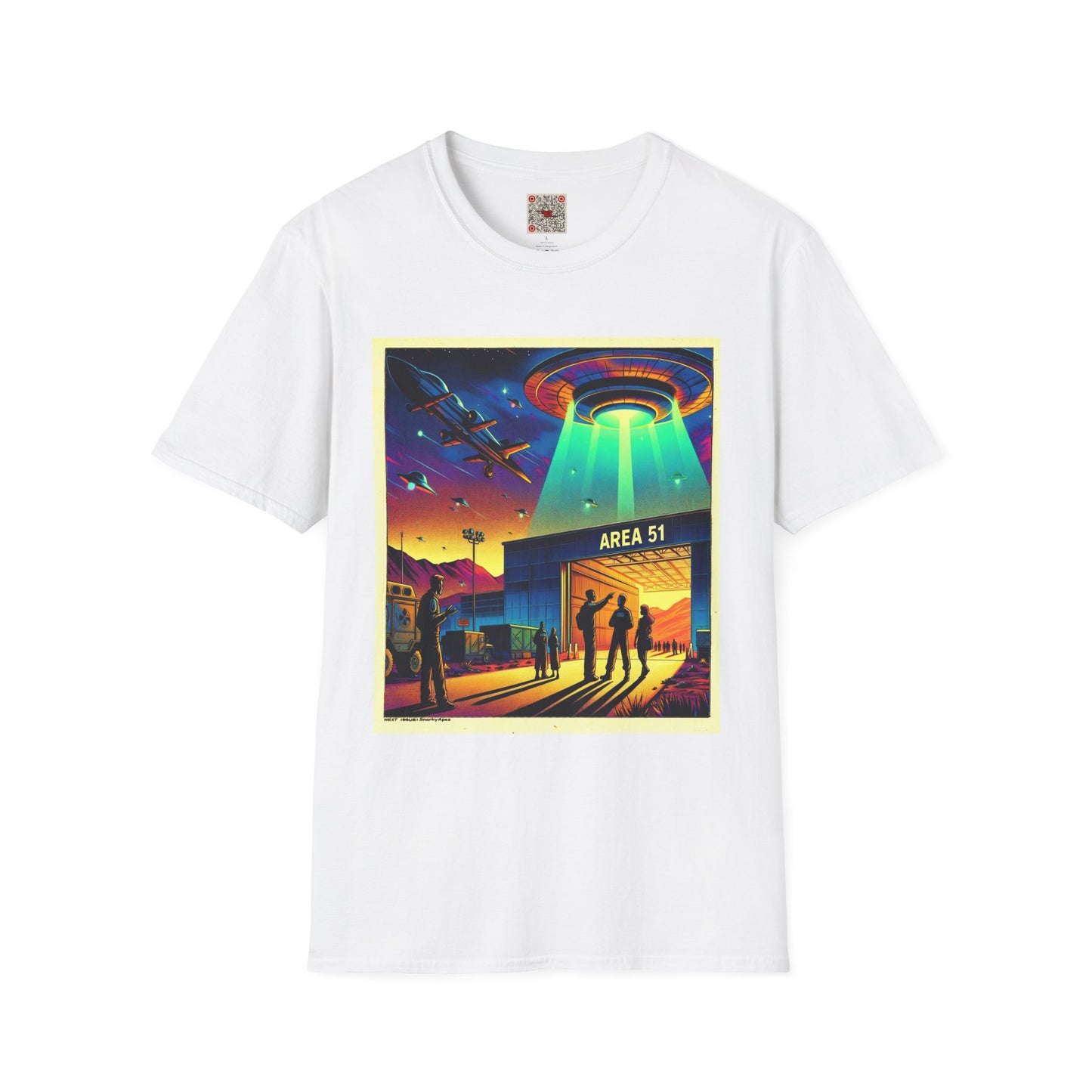 Area 51 UFO T-Shirt — Retro Alien Abduction Graphic Tee