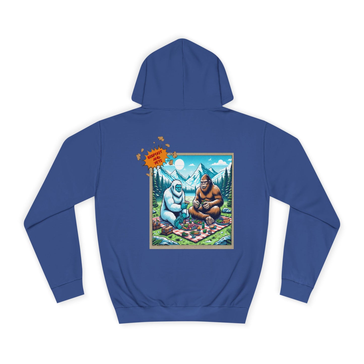 Bigfoot Picnic Hoodie — Funny Sasquatch Graphic Hoodie
