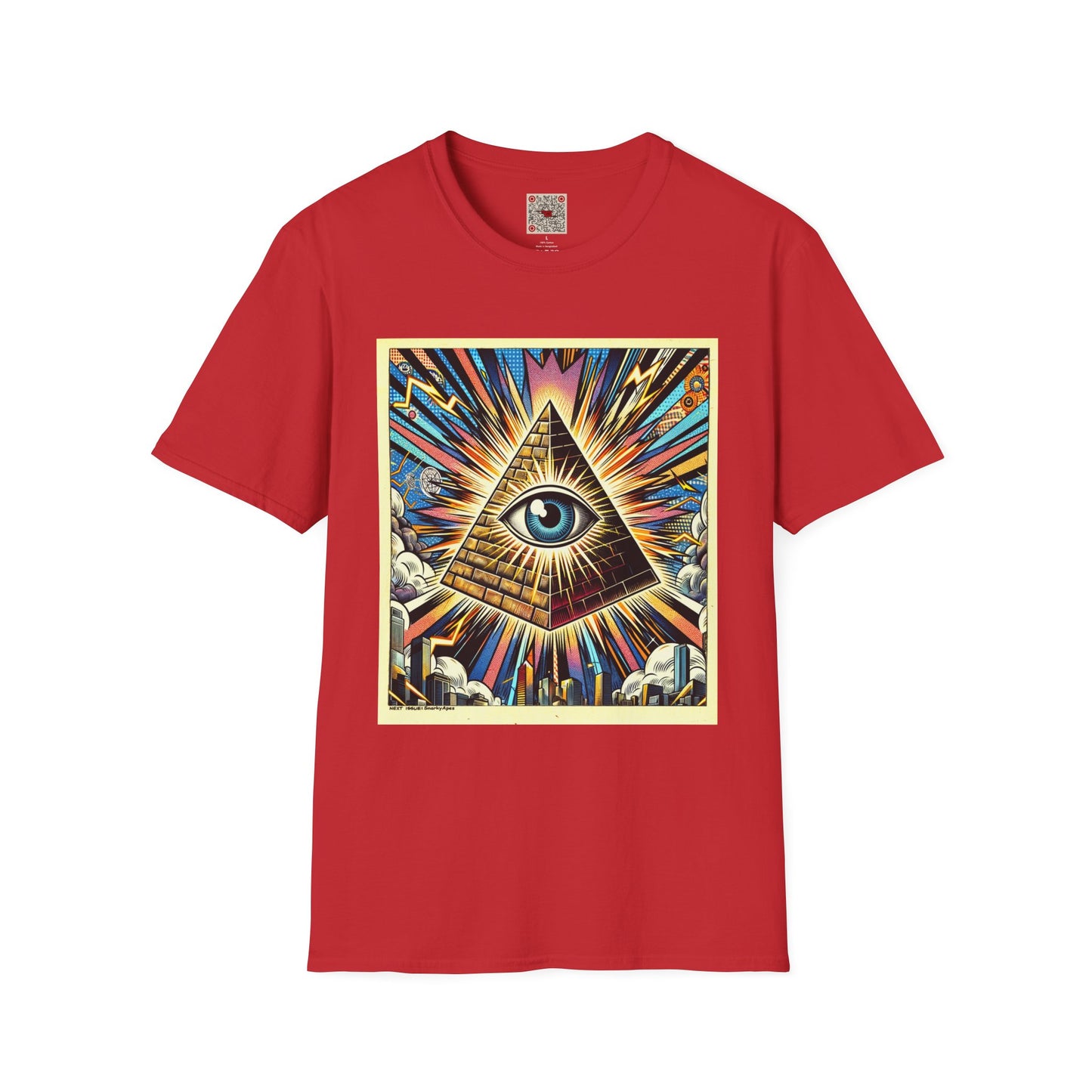 Mystic Eye Pyramid T‑Shirt — All‑Seeing Eye Graphic Tee