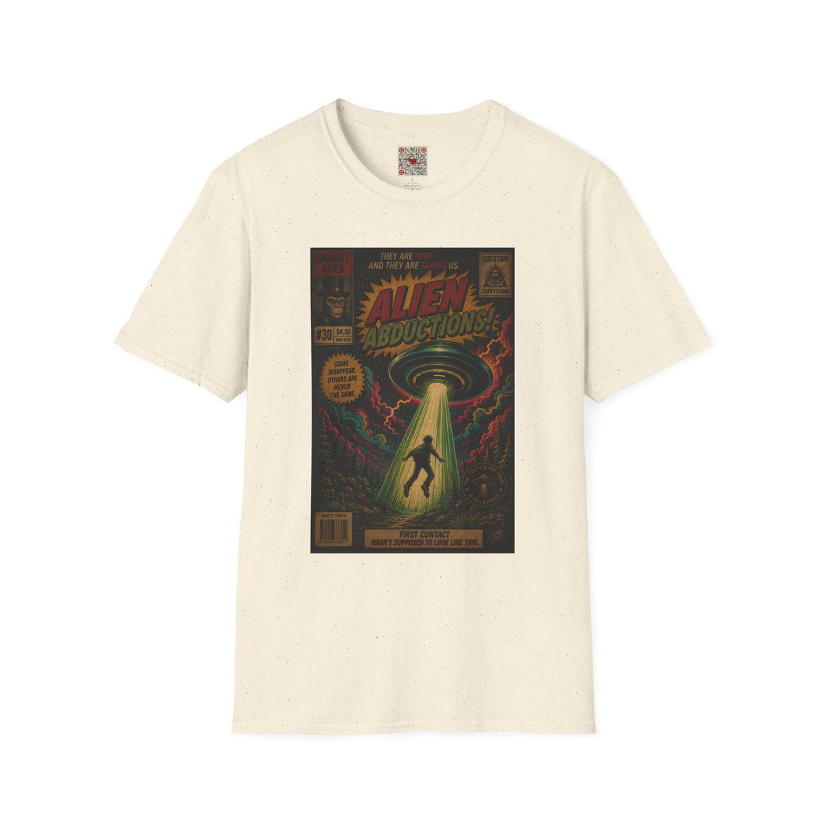 Alien Abductions T-Shirt — Retro Sci‑Fi Comic Art Tee