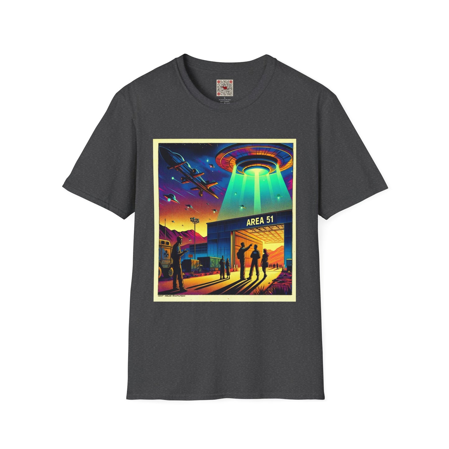 Area 51 UFO T-Shirt — Retro Alien Abduction Graphic Tee