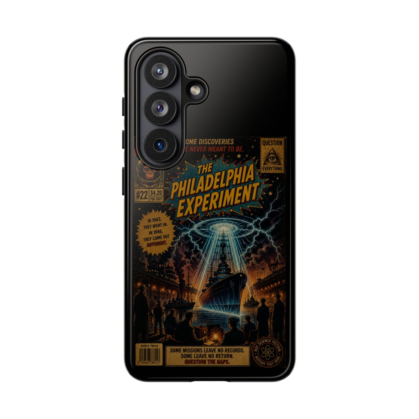 Phone Case — The Philadelphia Experiment Retro UFO Sci‑Fi Design
