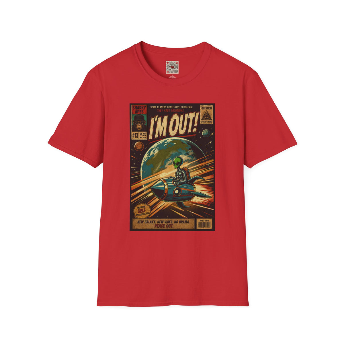 I'm Out! Retro Space Escape T-Shirt
