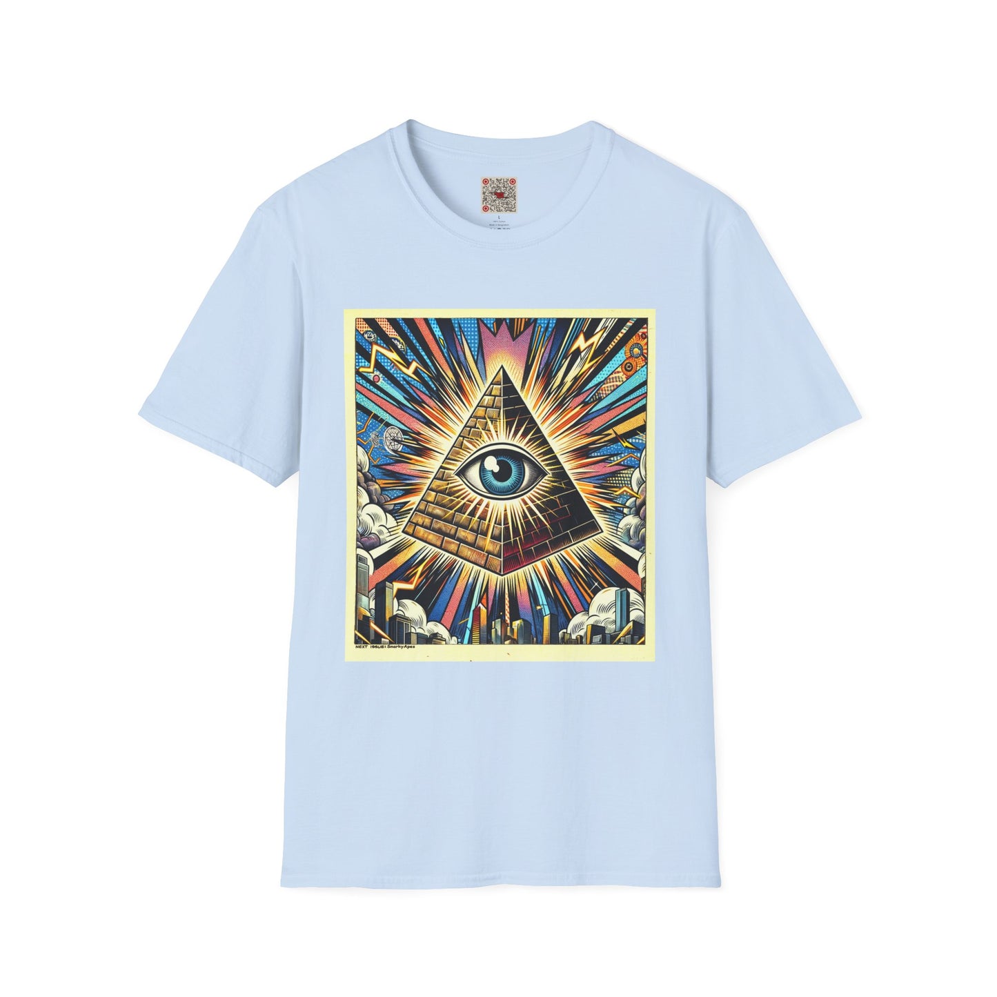 Mystic Eye Pyramid T‑Shirt — All‑Seeing Eye Graphic Tee