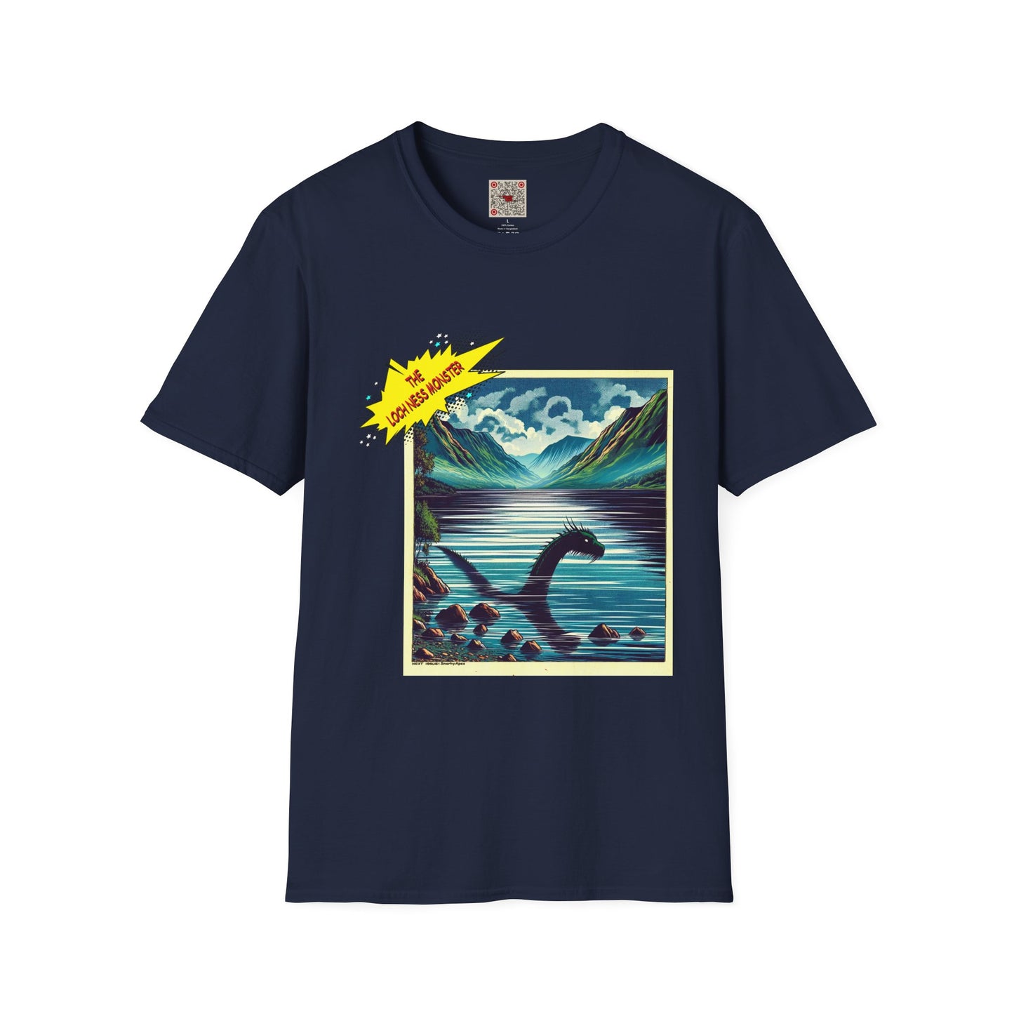 T-Shirt — "Loch Ness Monster" Vintage Scenic Tee