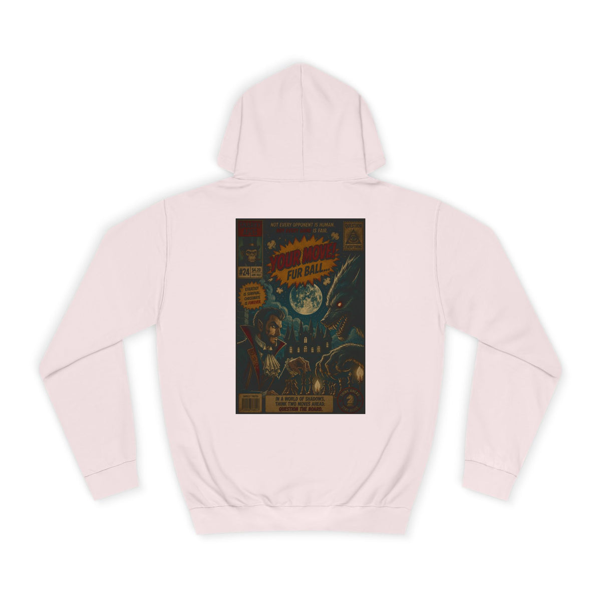 Retro Sci‑Fi Comic Hoodie — Vintage Space Adventure Graphic