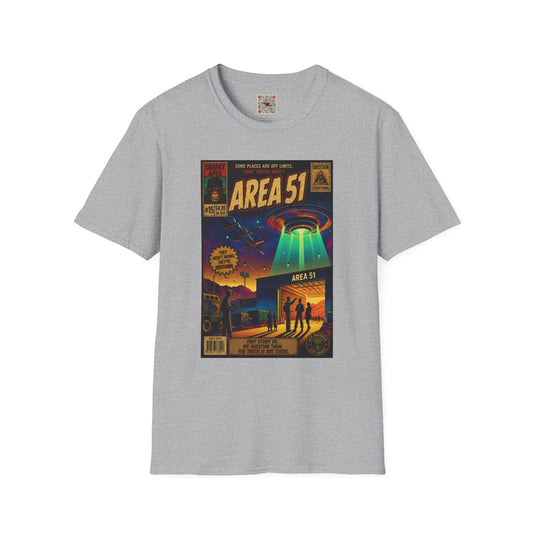 Area 51 UFO T-Shirt — Retro Alien Abduction Graphic Tee