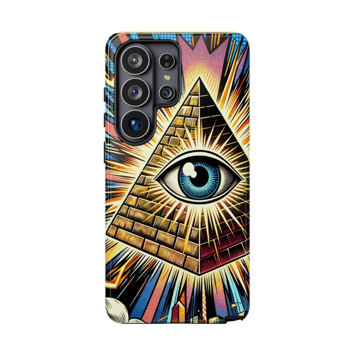 All-Seeing Pyramid Phone Case — Eye of Providence iPhone Case, Mystical Esoteric Protective Cover