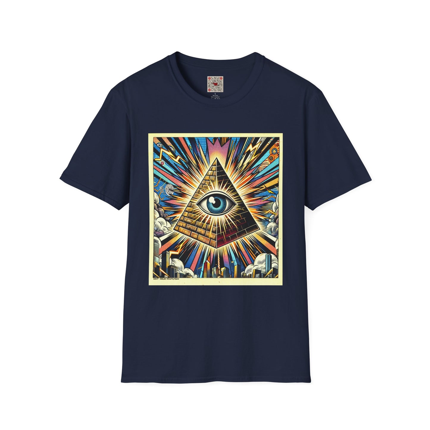 Mystic Eye Pyramid T‑Shirt — All‑Seeing Eye Graphic Tee