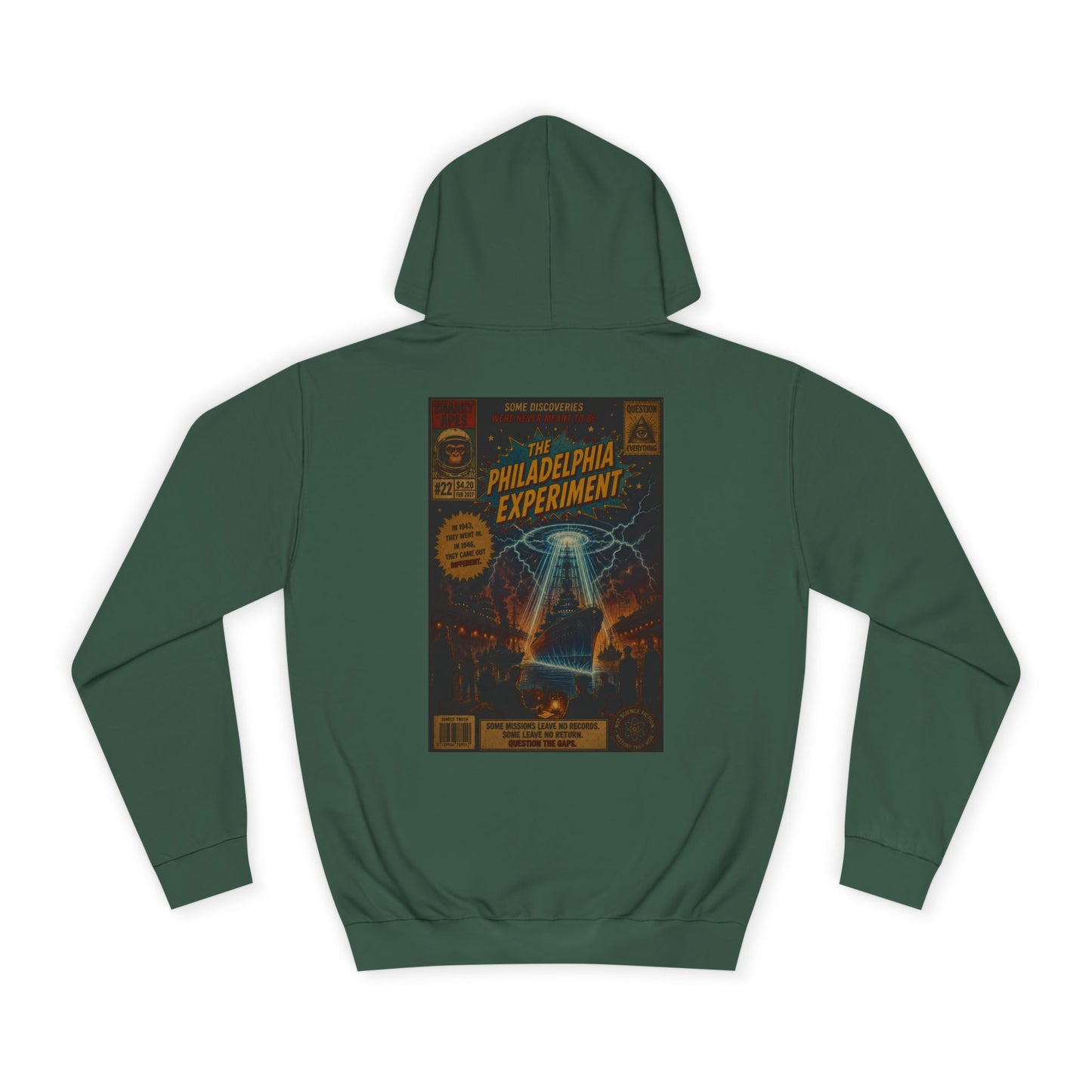 Philadelphia Experiment Vintage Sci‑Fi Hoodie