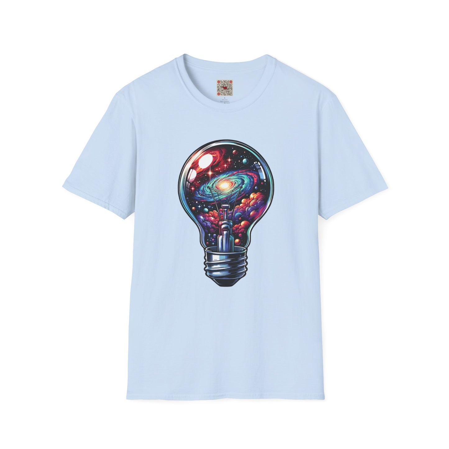 Galaxy Lightbulb T-Shirt — Cosmic Imagination Retro Space Tee