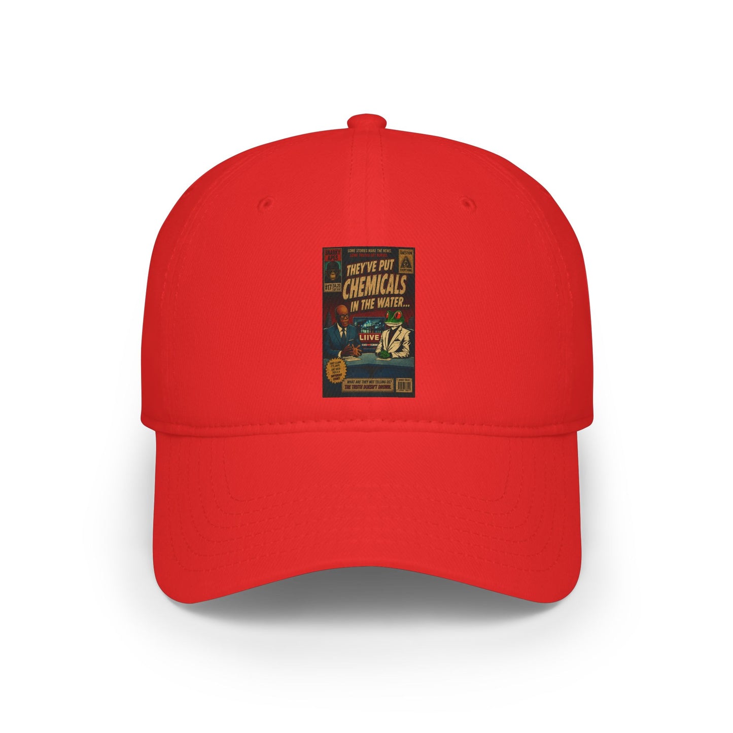 Vintage 'Keep Out of Reach of Children - Chemicals' Low Profile Baseball Cap