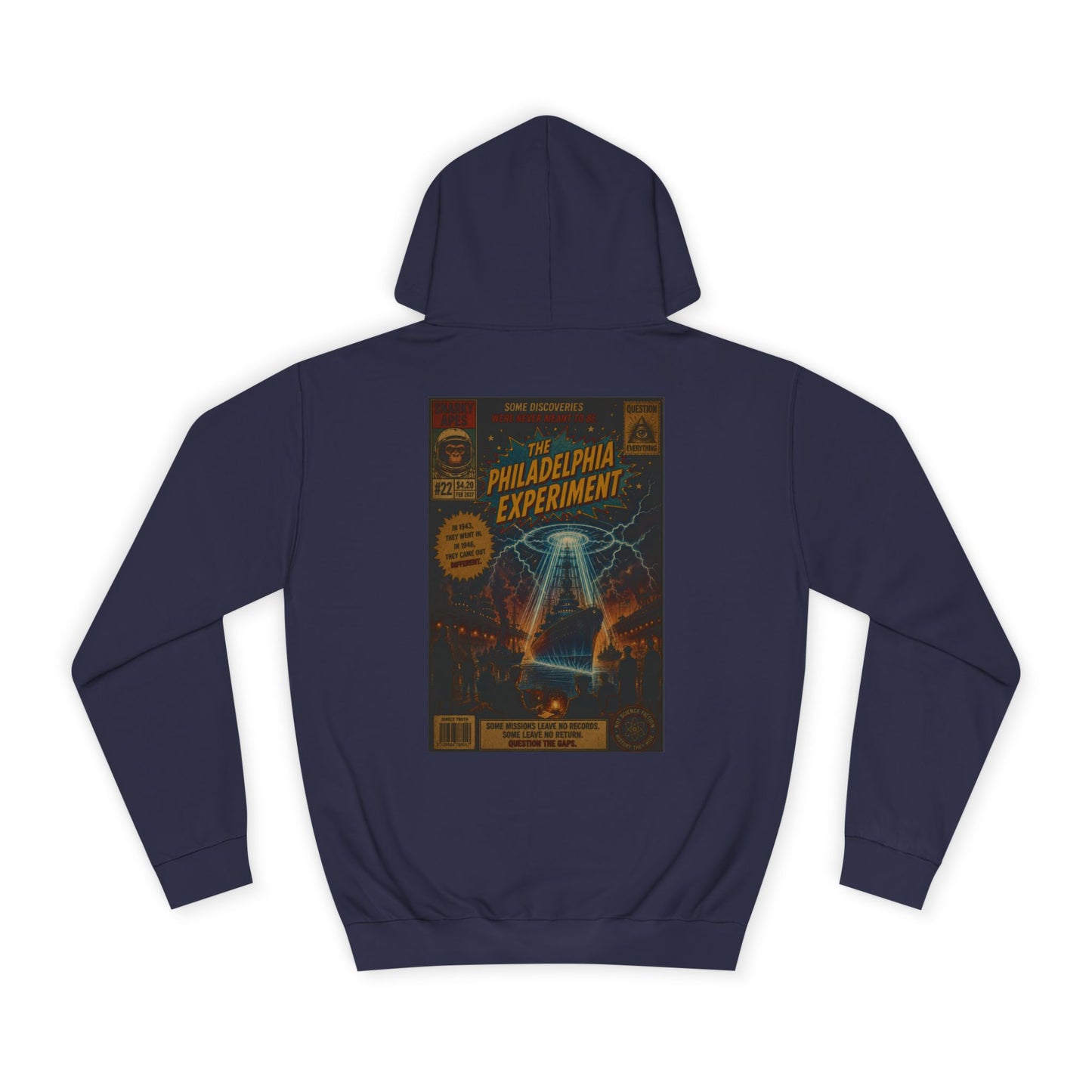 Philadelphia Experiment Vintage Sci‑Fi Hoodie