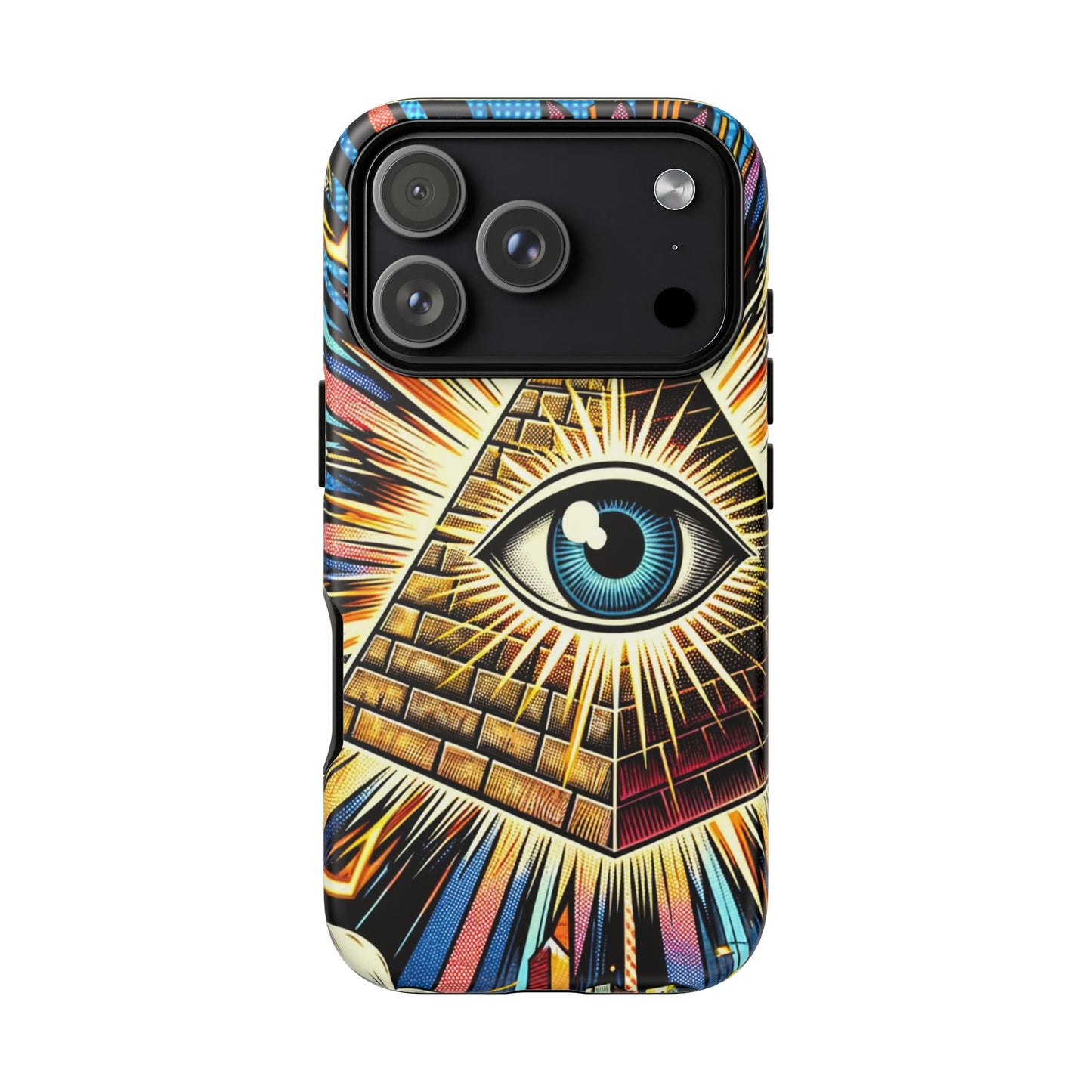 All-Seeing Pyramid Phone Case — Eye of Providence iPhone Case, Mystical Esoteric Protective Cover