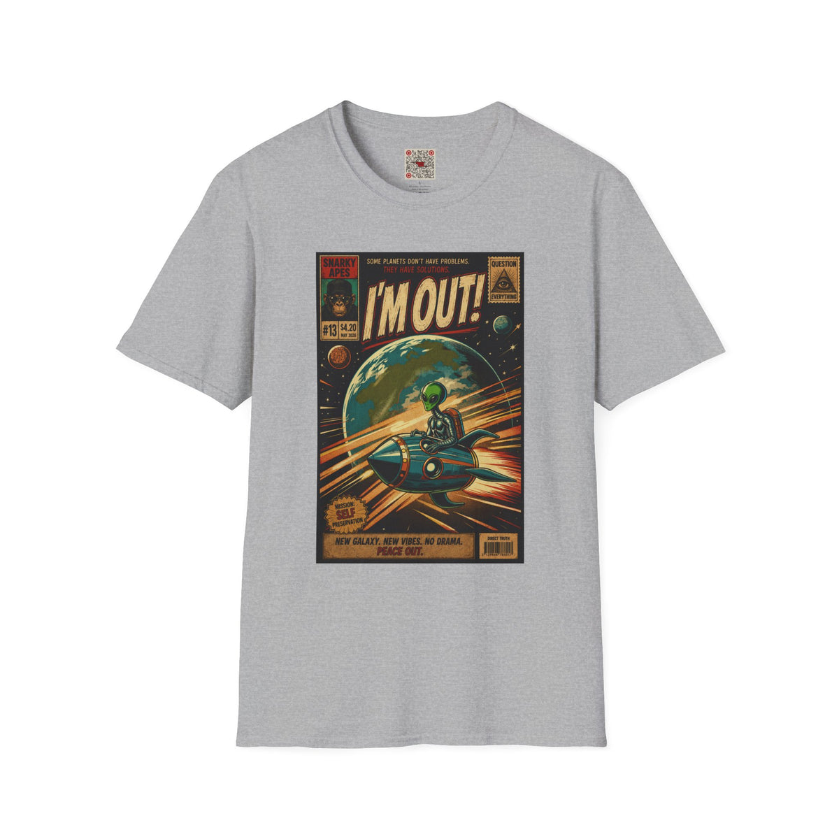 I'm Out! Retro Space Escape T-Shirt