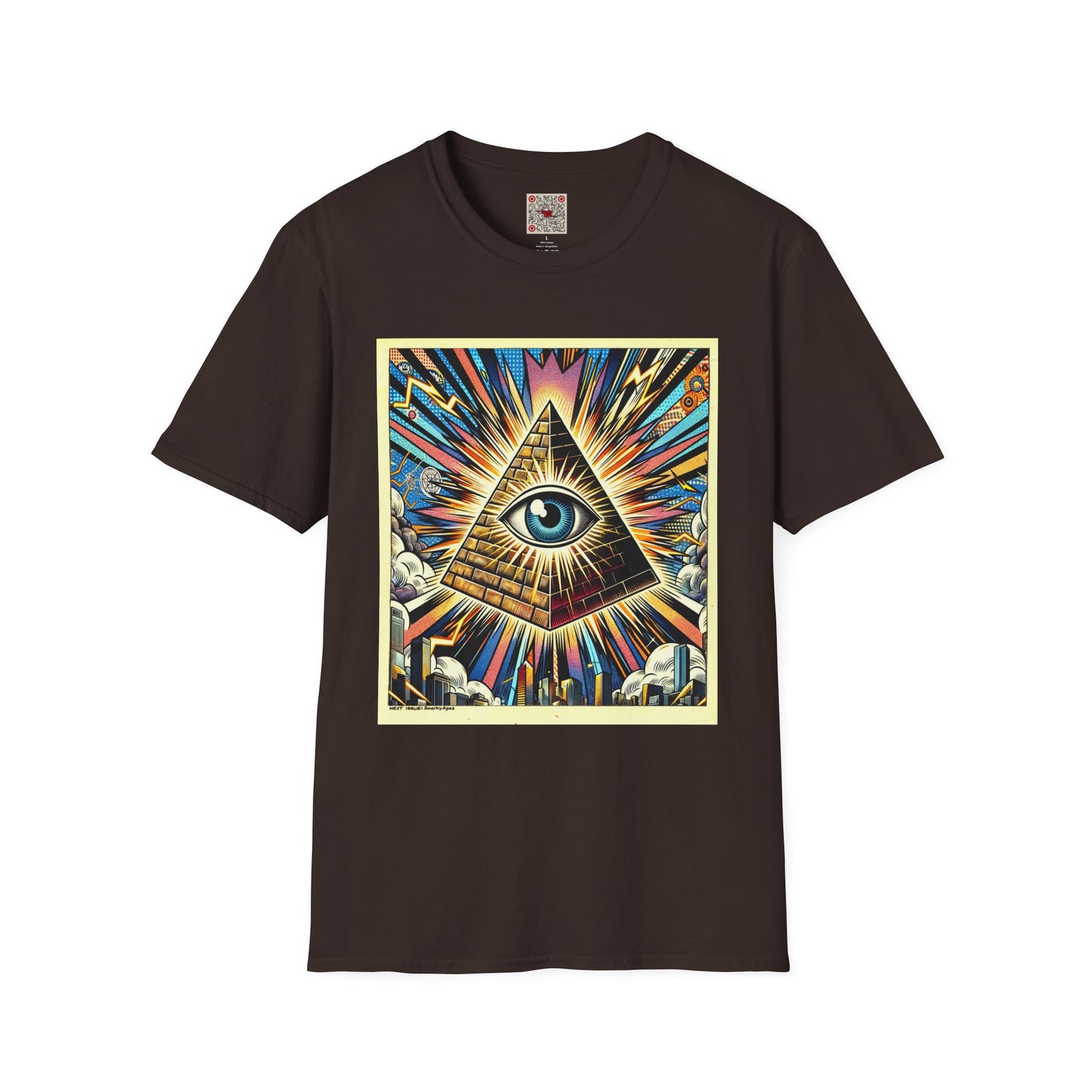 Mystic Eye Pyramid T‑Shirt — All‑Seeing Eye Graphic Tee