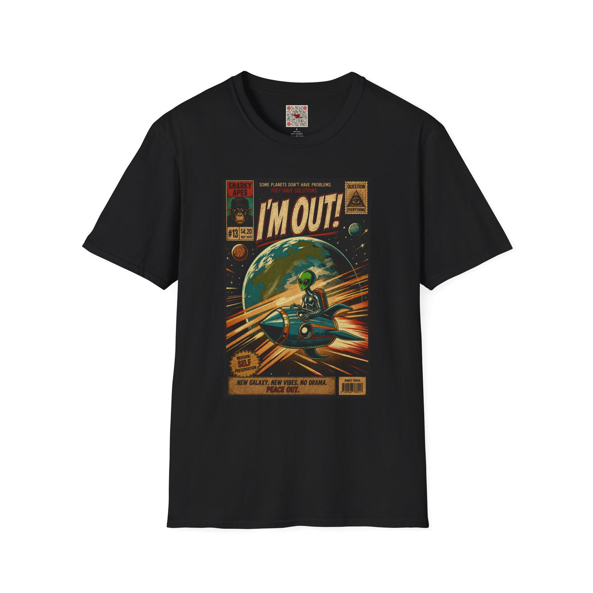 I'm Out! Retro Space Escape T-Shirt