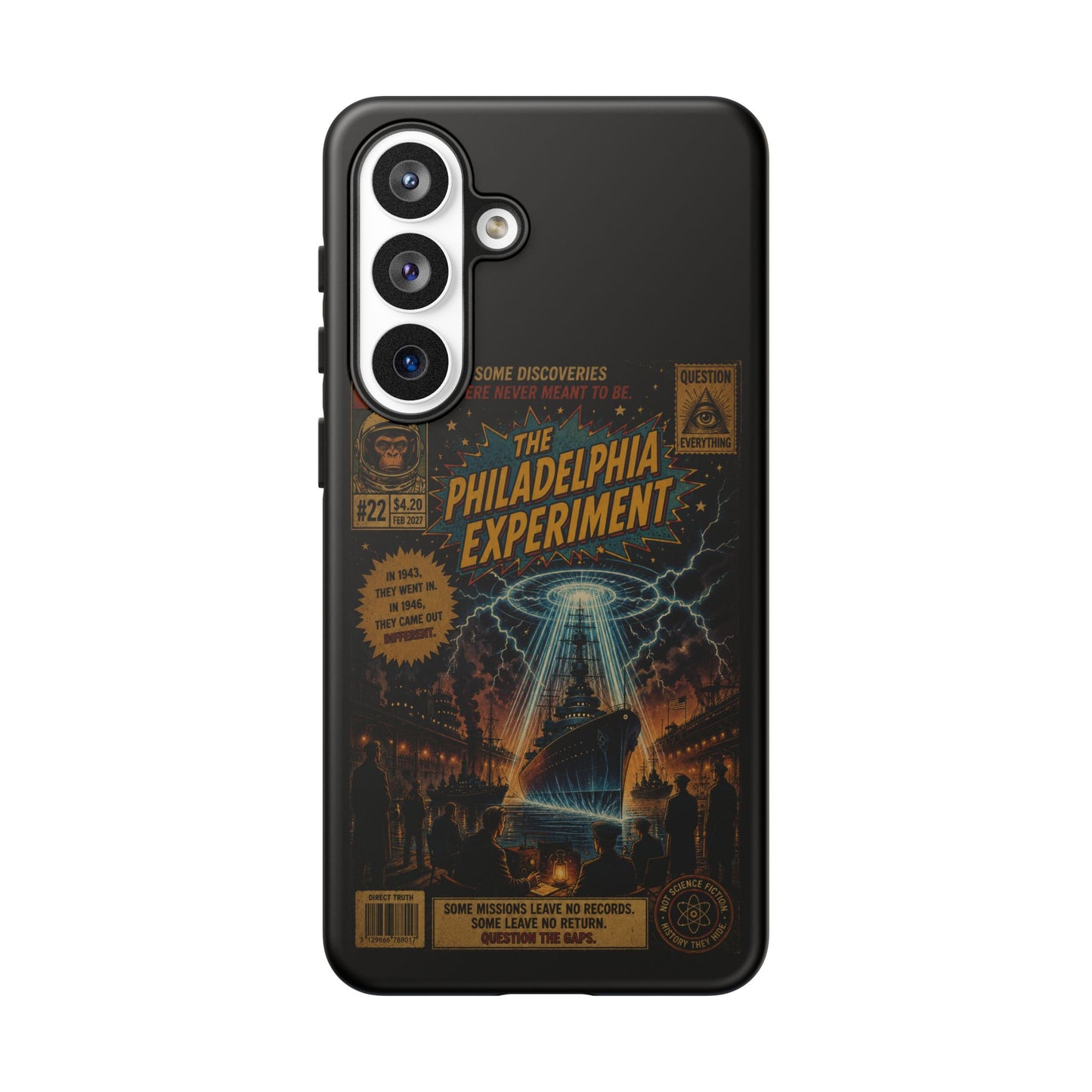 Phone Case — The Philadelphia Experiment Retro UFO Sci‑Fi Design
