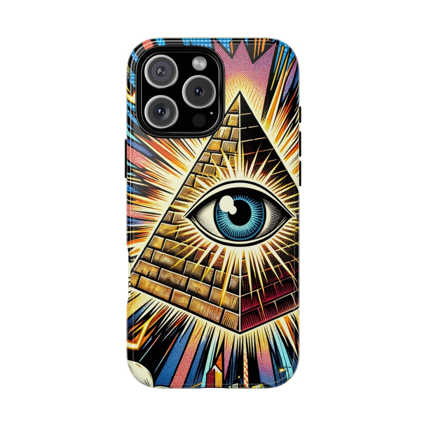 All-Seeing Pyramid Phone Case — Eye of Providence iPhone Case, Mystical Esoteric Protective Cover